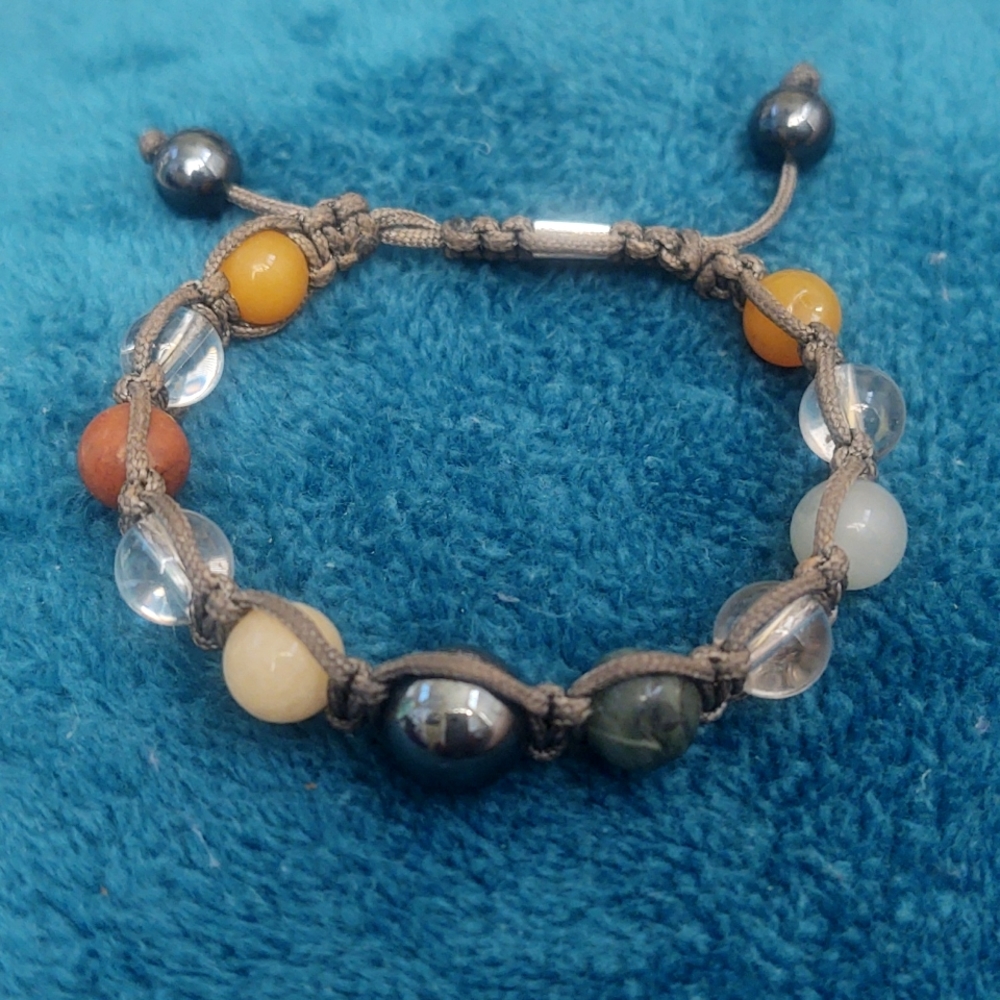 Basha bracelet adjustable women chakra stones